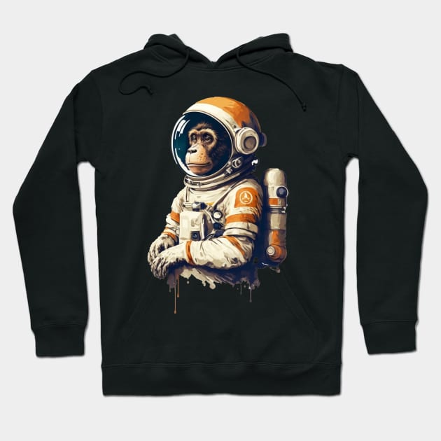 Monkey Astronaut Hoodie by JayD World